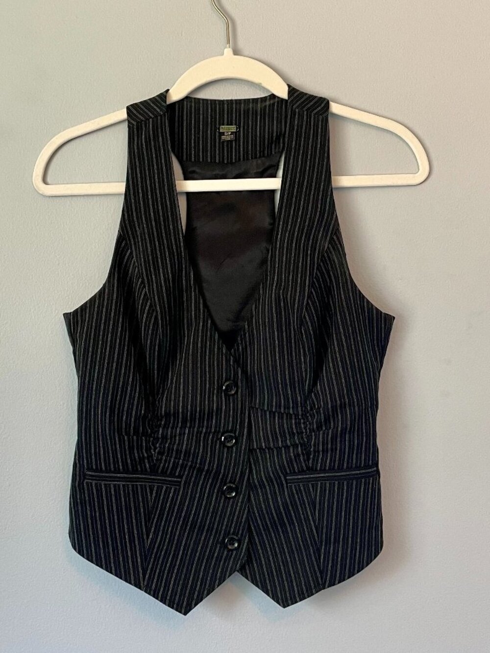 Pinstripe Halter Vest by Guess